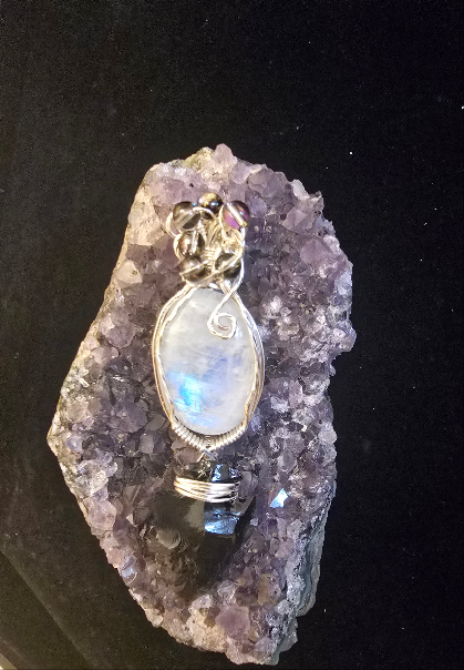 Lunar Veil Warrior Pendant