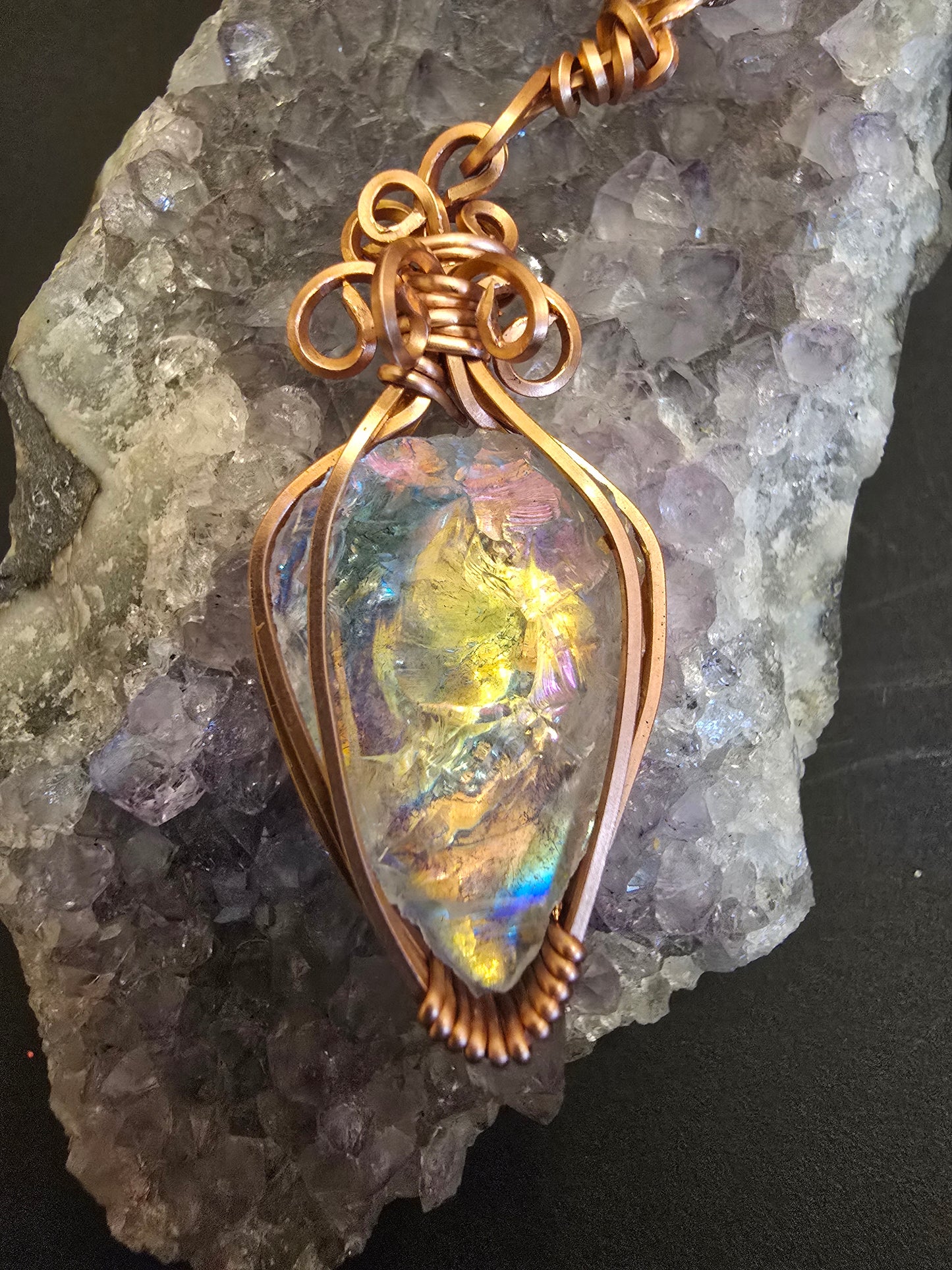 Aurora Flame Pendant
