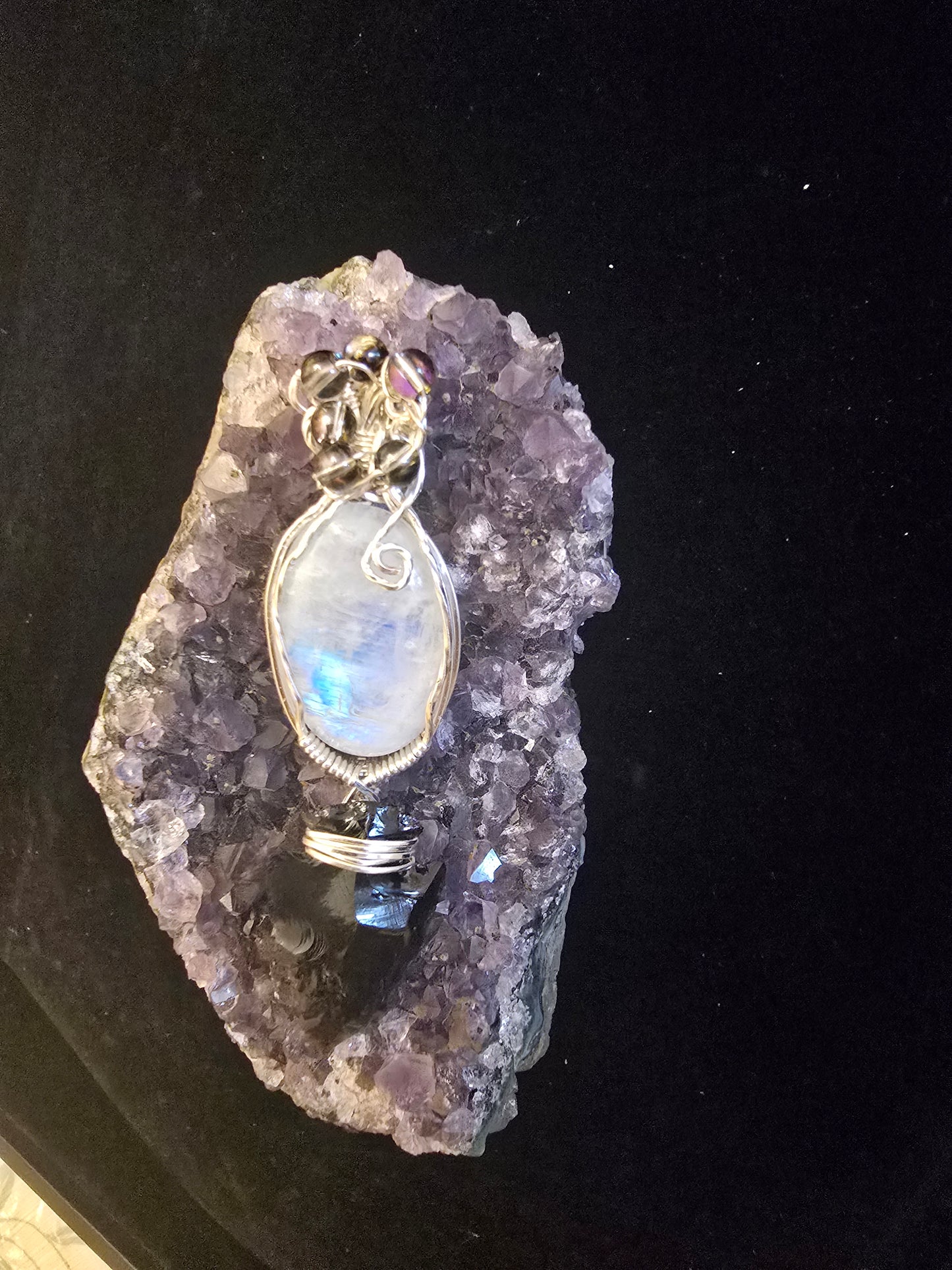 Lunar Veil Warrior Pendant